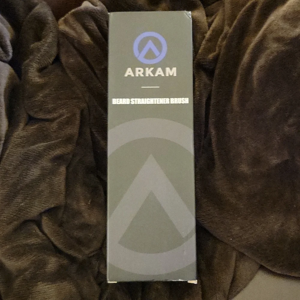Arkam Deluxe Beard Straightener Premium hard shell travel case Ionic comb NEW…